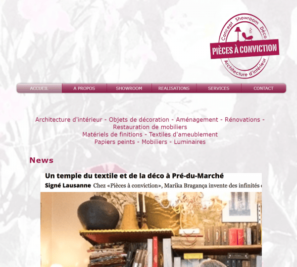 Pièces à Conviction Lausanne – Décoration Vaud 2025