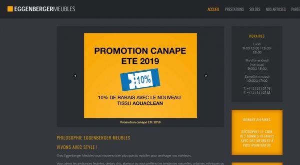 Eggenberger Meubles Lausanne : Mobilier et Déco de Qualité
