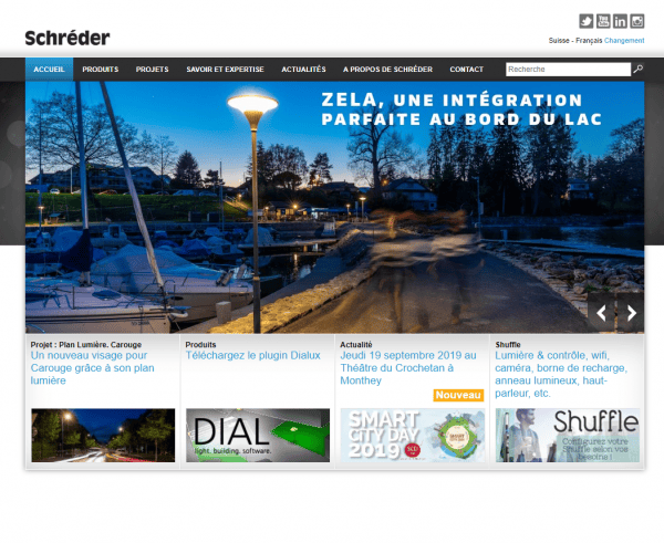 Schréder Swiss Lausanne - Éclairage Intelligent et Durable
