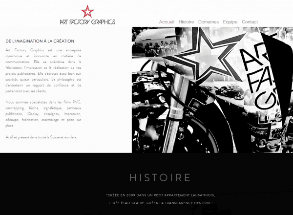 Art Factory Graphics Lausanne – Publicité Vaud 2025